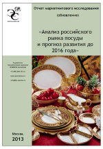 Анализ российского рынка посуды и прогноз развития до 2016 года